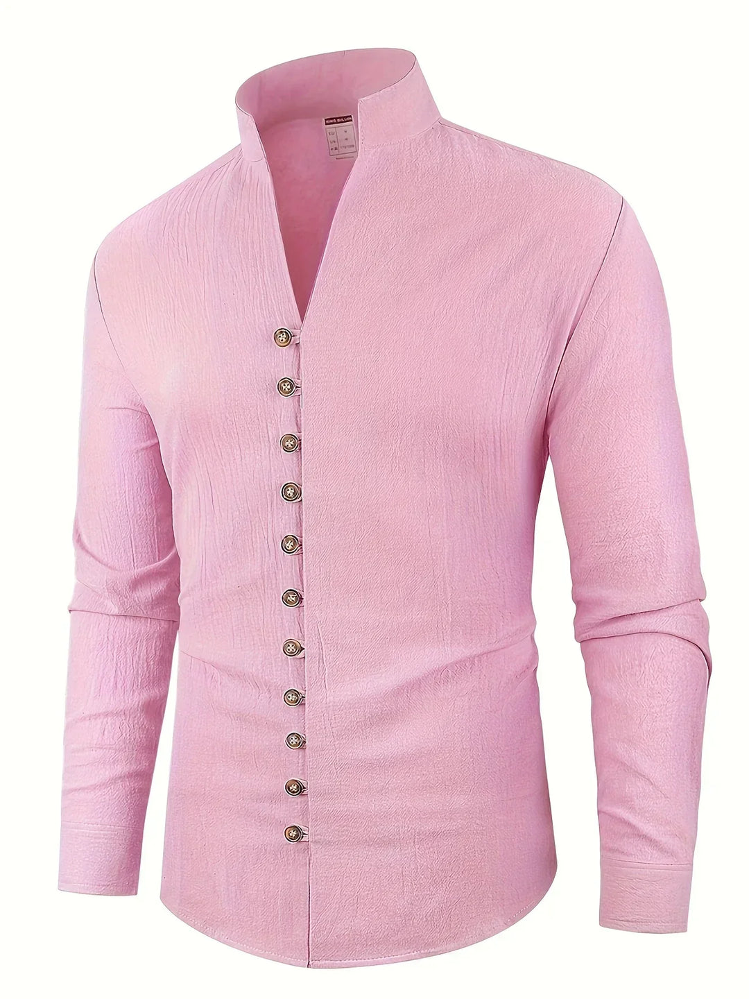 Camisa ligera de algodón de manga larga