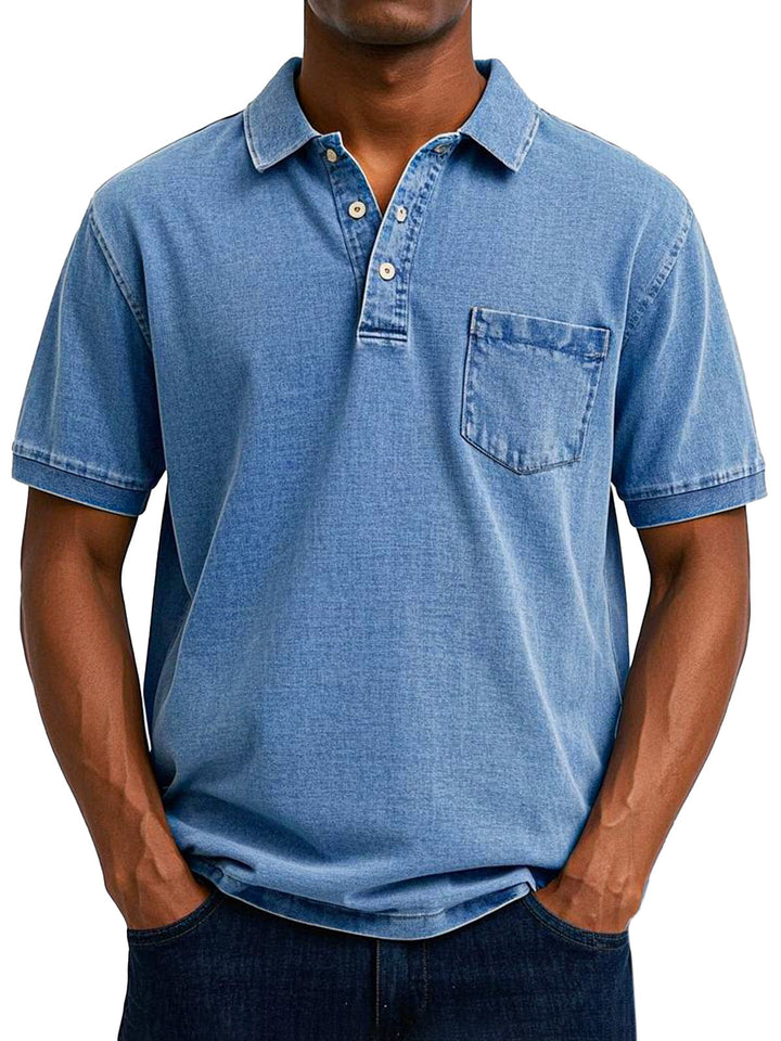 Polo vintage informal para hombre