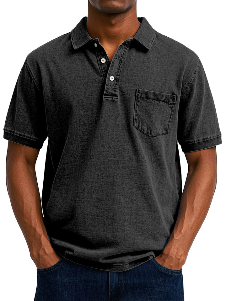 Polo vintage informal para hombre