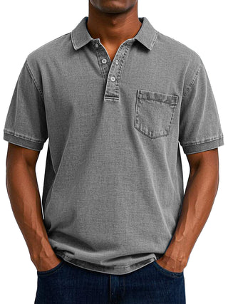 Polo vintage informal para hombre