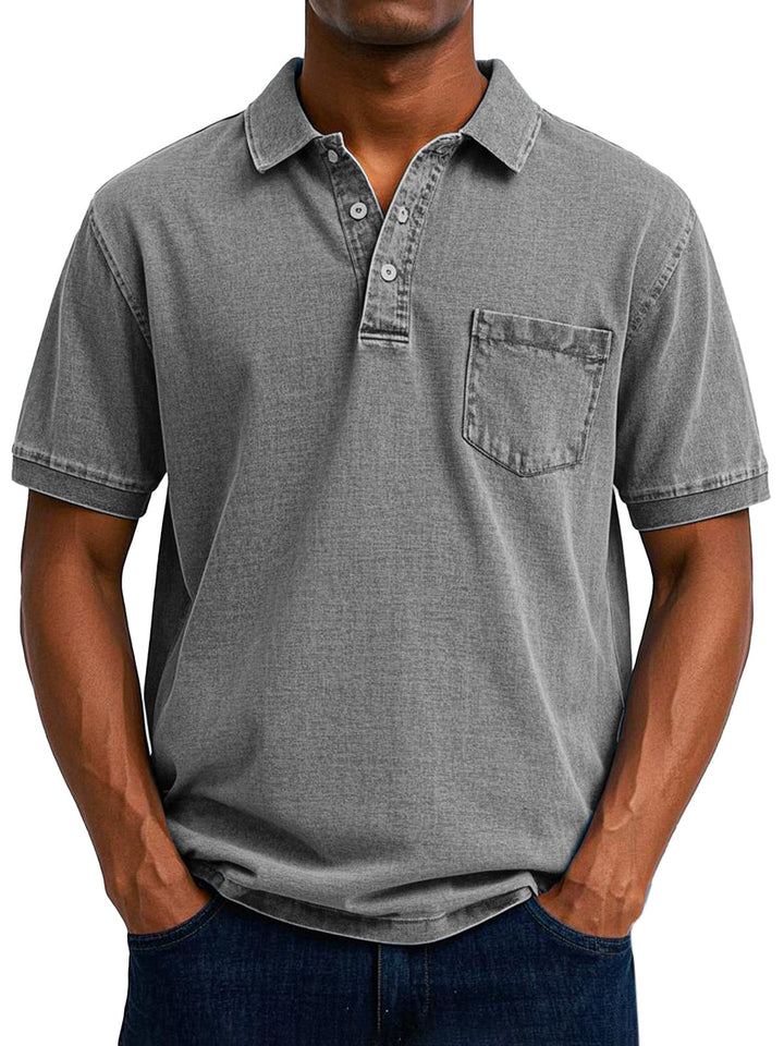 Polo vintage informal para hombre