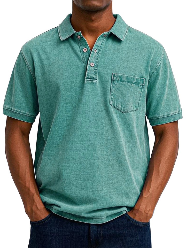 Polo vintage informal para hombre