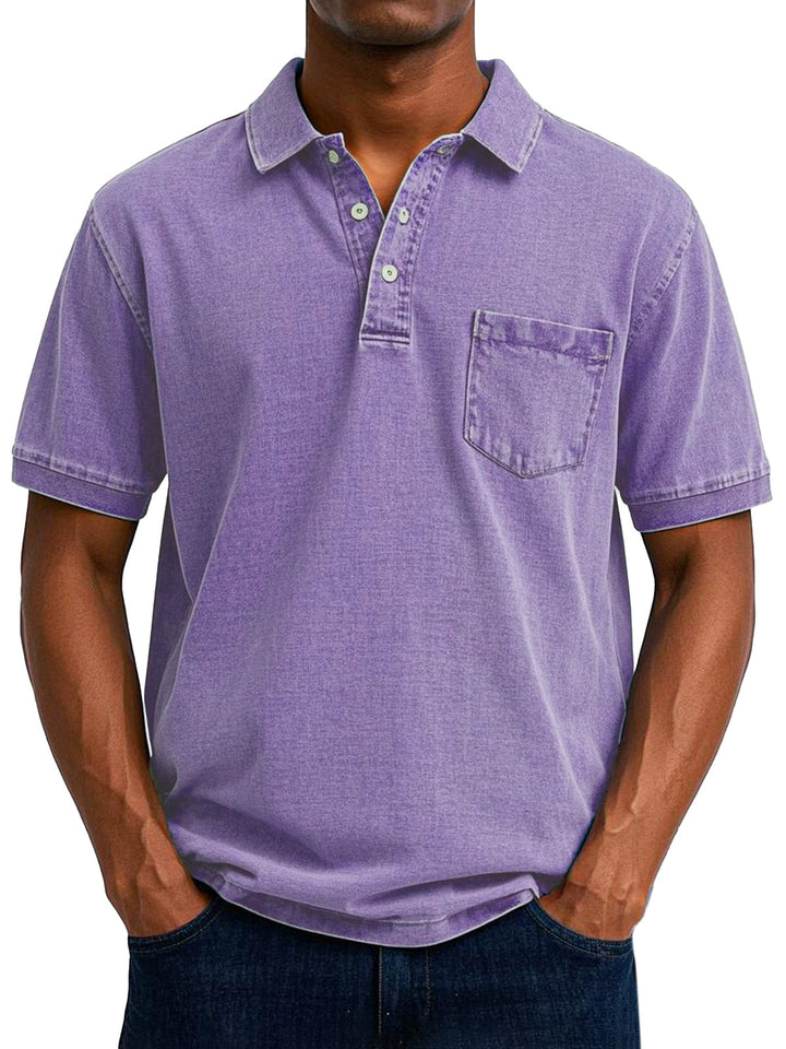 Polo vintage informal para hombre