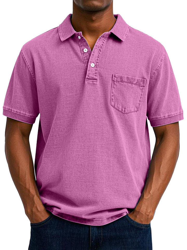 Polo vintage informal para hombre