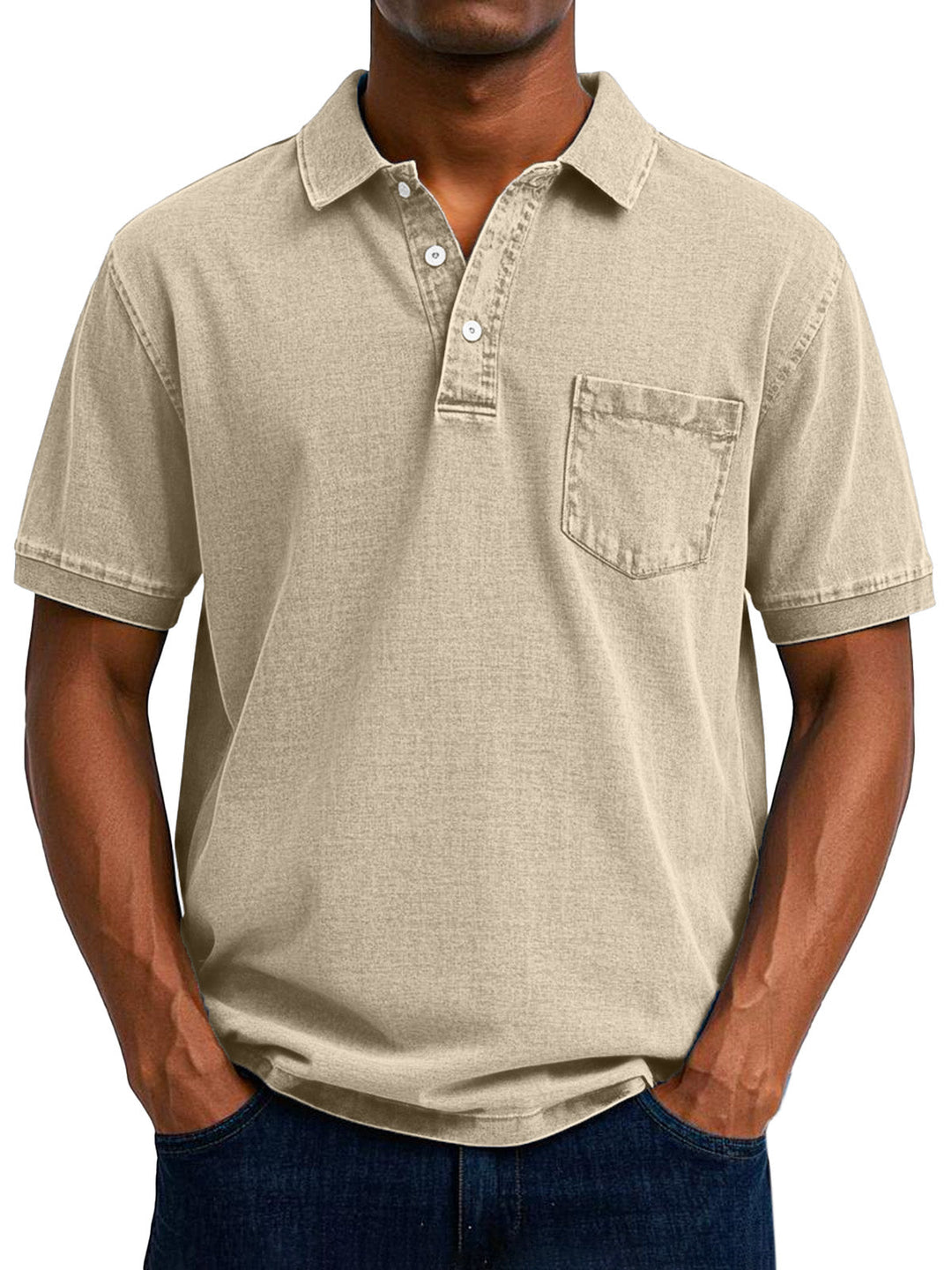 Polo vintage informal para hombre