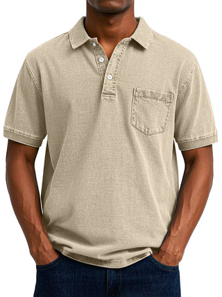 Polo vintage informal para hombre