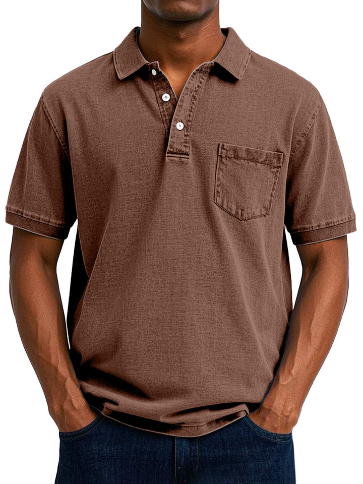 Polo vintage informal para hombre