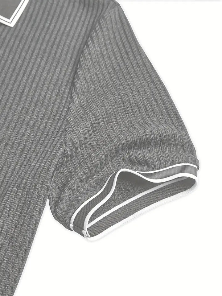 Polo elegante de manga corta