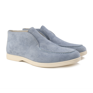 Mocasines altos de ante
