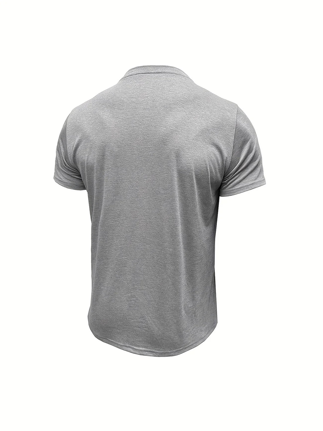 Camiseta elegante de cuello redondo con bolsillo