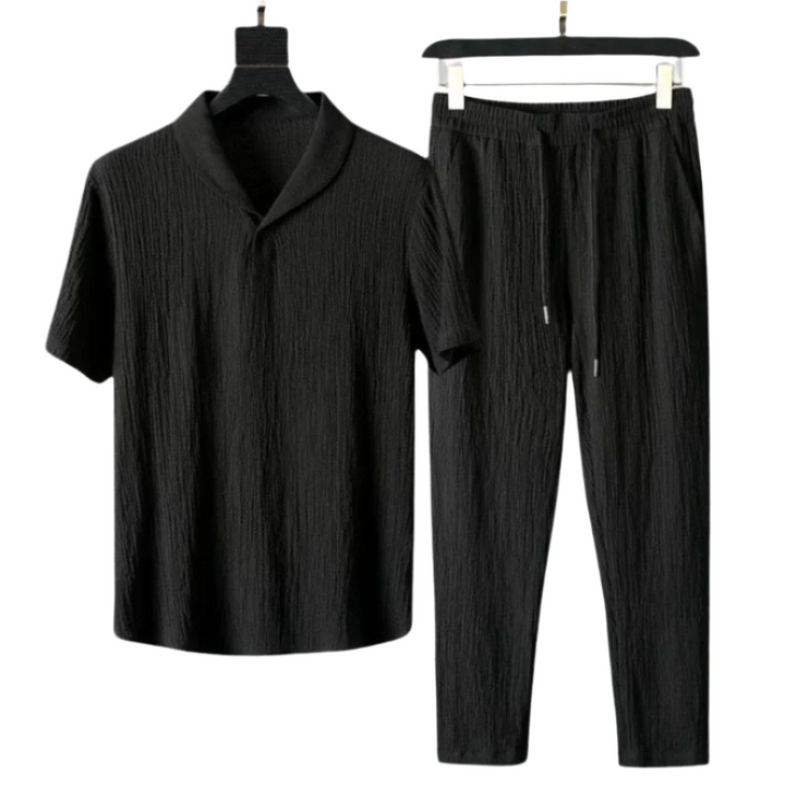 Polo y pantalones de algodón