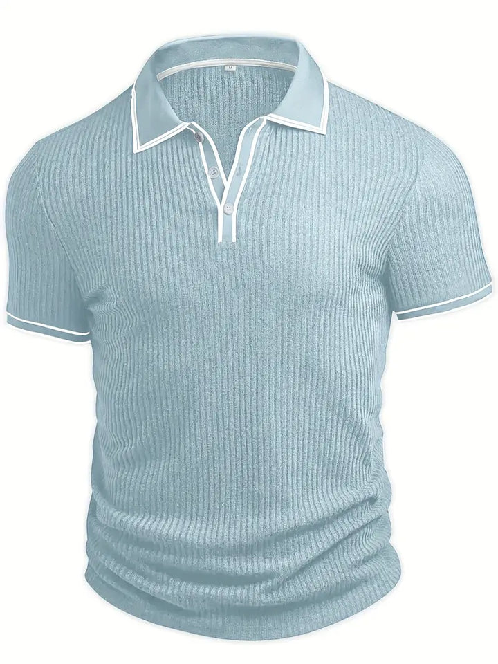 Polo elegante de manga corta