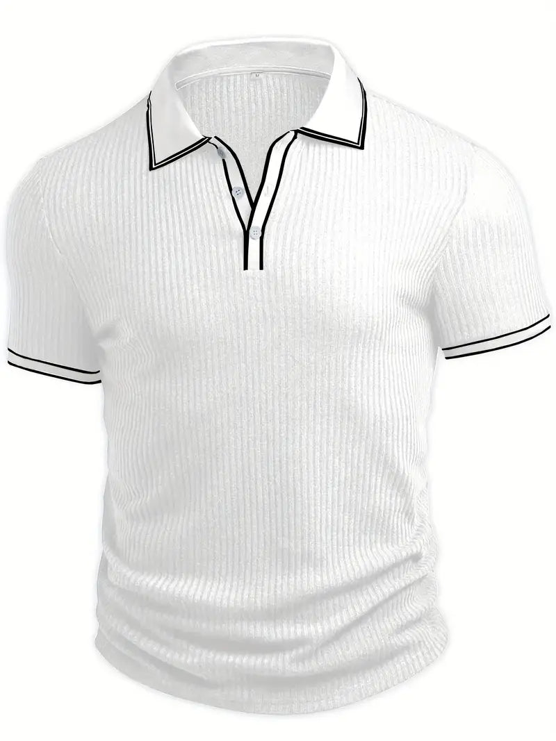 Polo elegante de manga corta