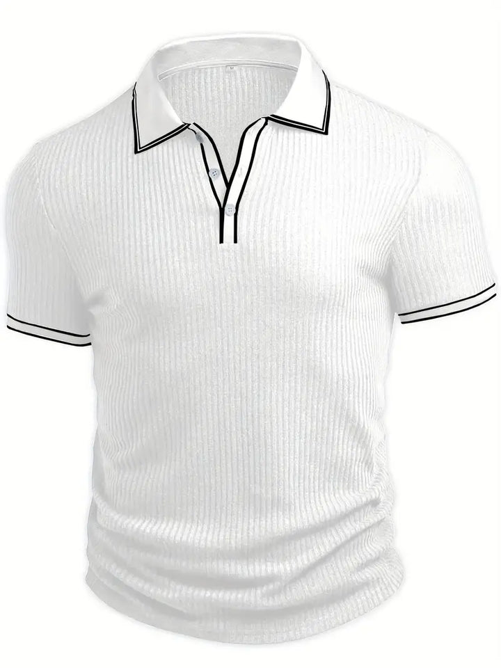 Polo elegante de manga corta