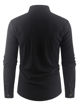 Camisa ligera de algodón de manga larga