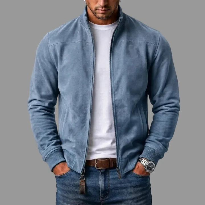 Chaqueta bomber de ante