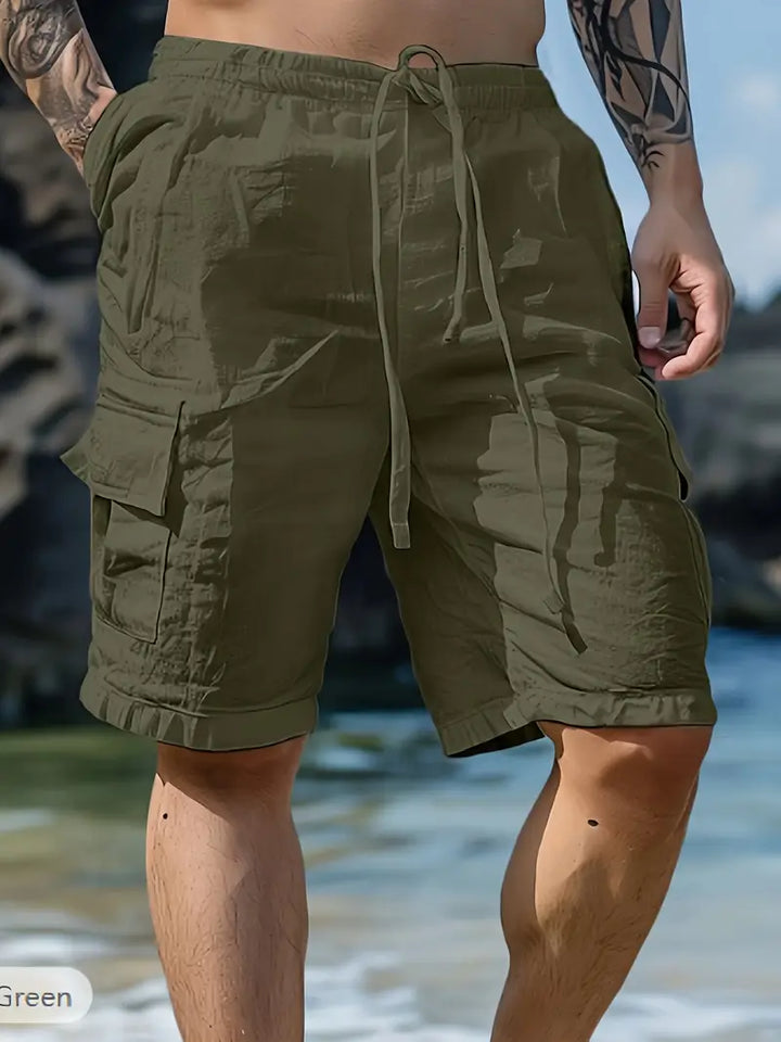 Pantalones cortos transpirables con cintura elástica