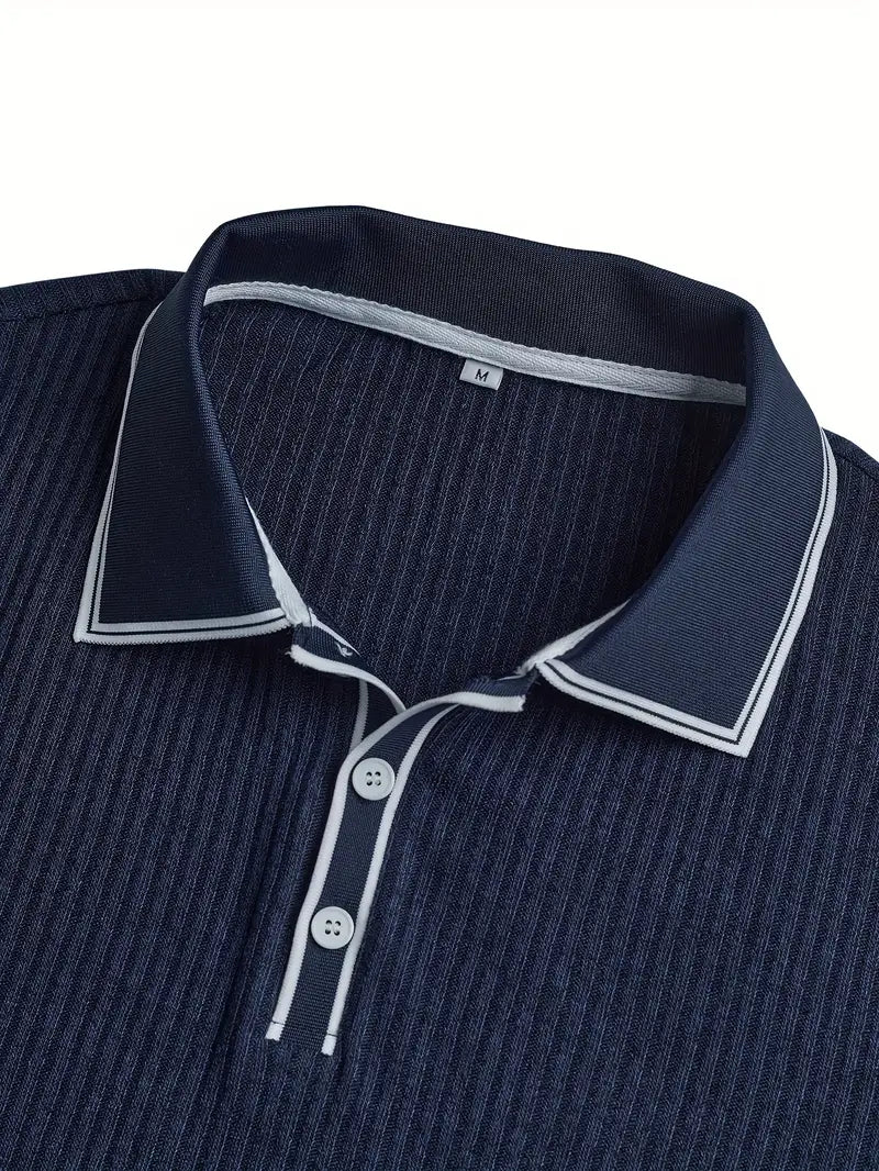 Polo elegante de manga corta