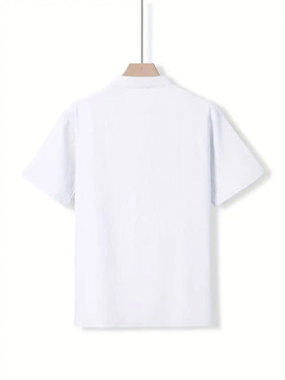 Camisa elegante de manga corta