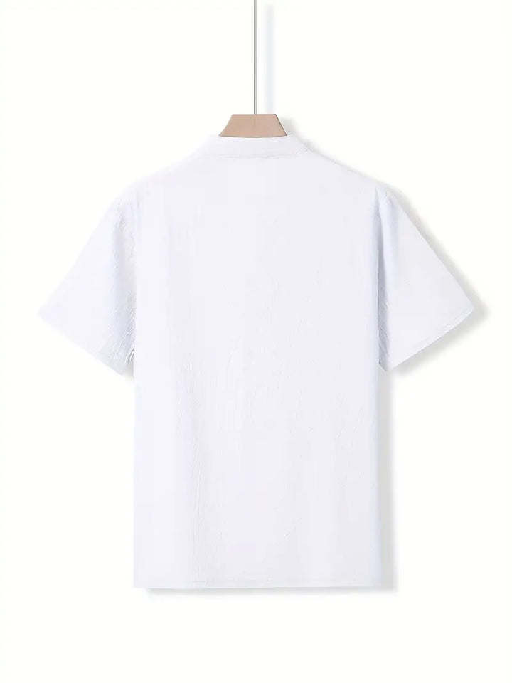 Camisa elegante de manga corta