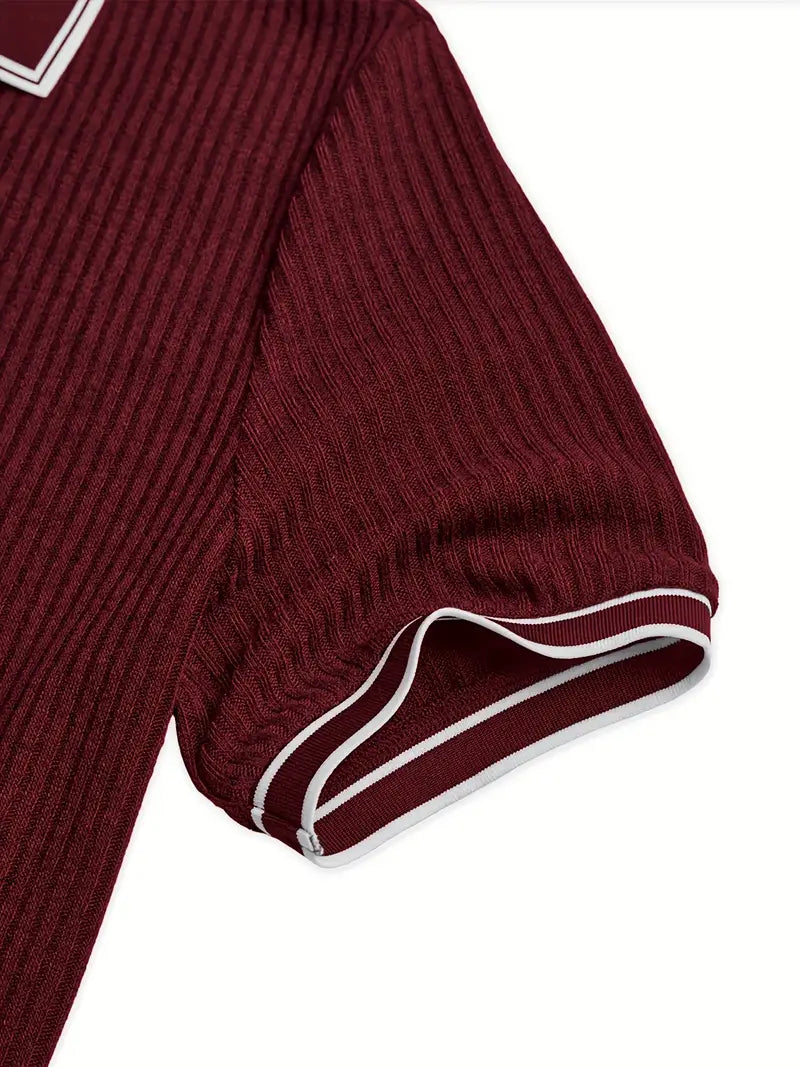 Polo elegante de manga corta