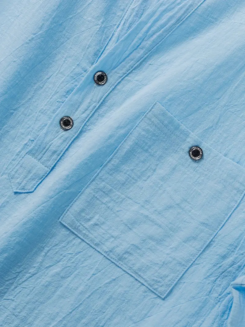Camisa elegante de manga corta