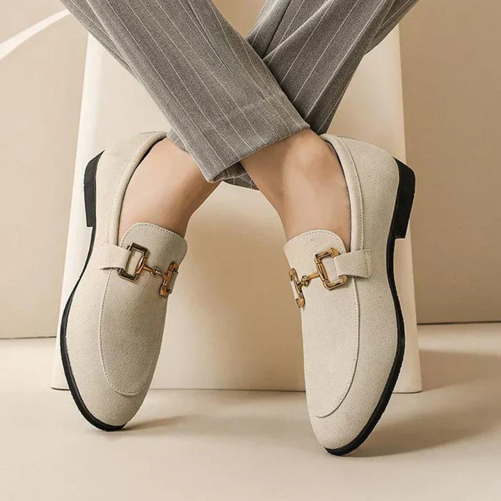 Zapatos de lujo de ante
