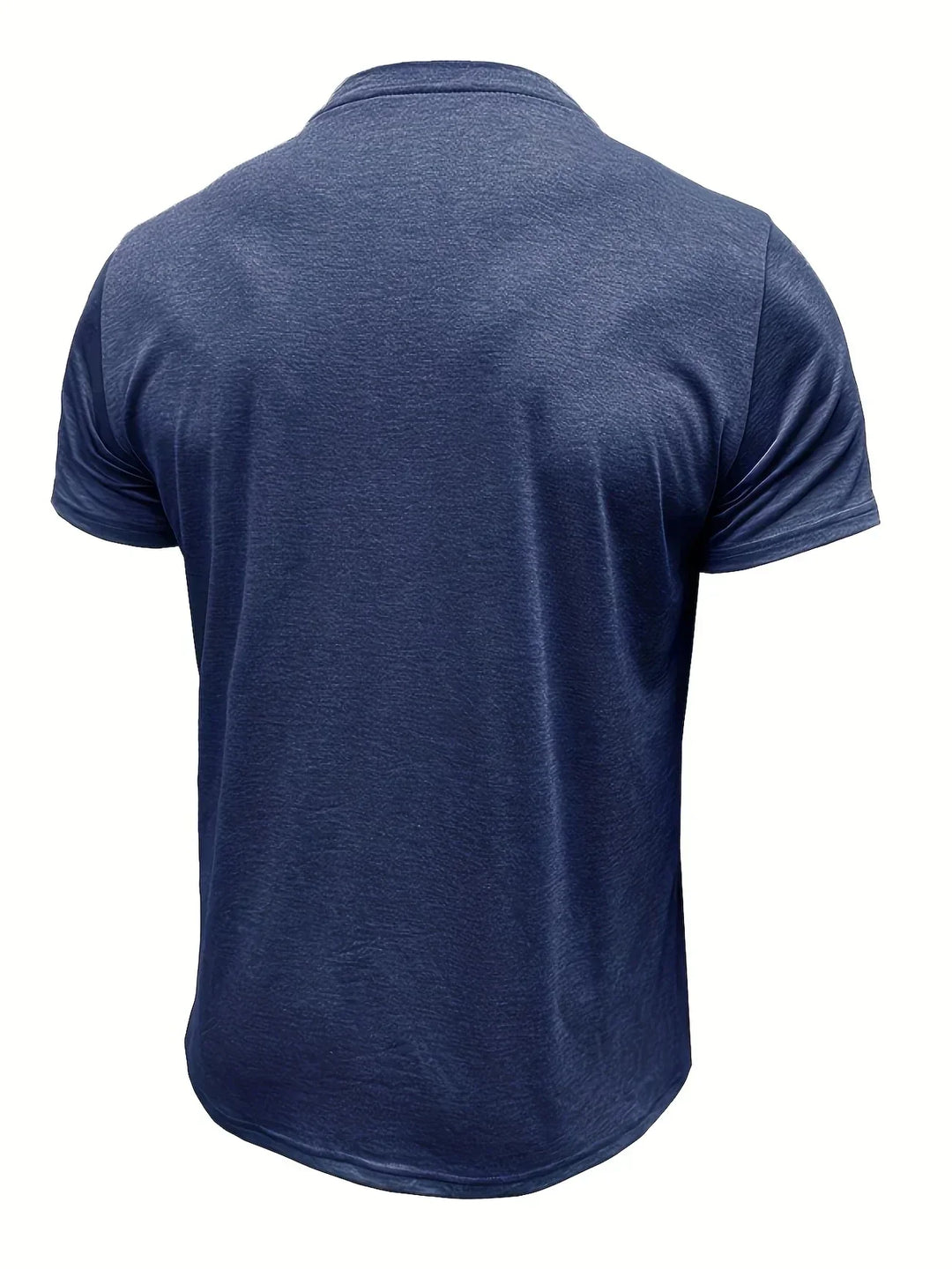 Camiseta elegante de cuello redondo con bolsillo