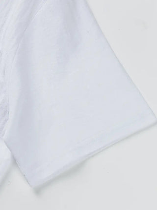 Camisa elegante de manga corta