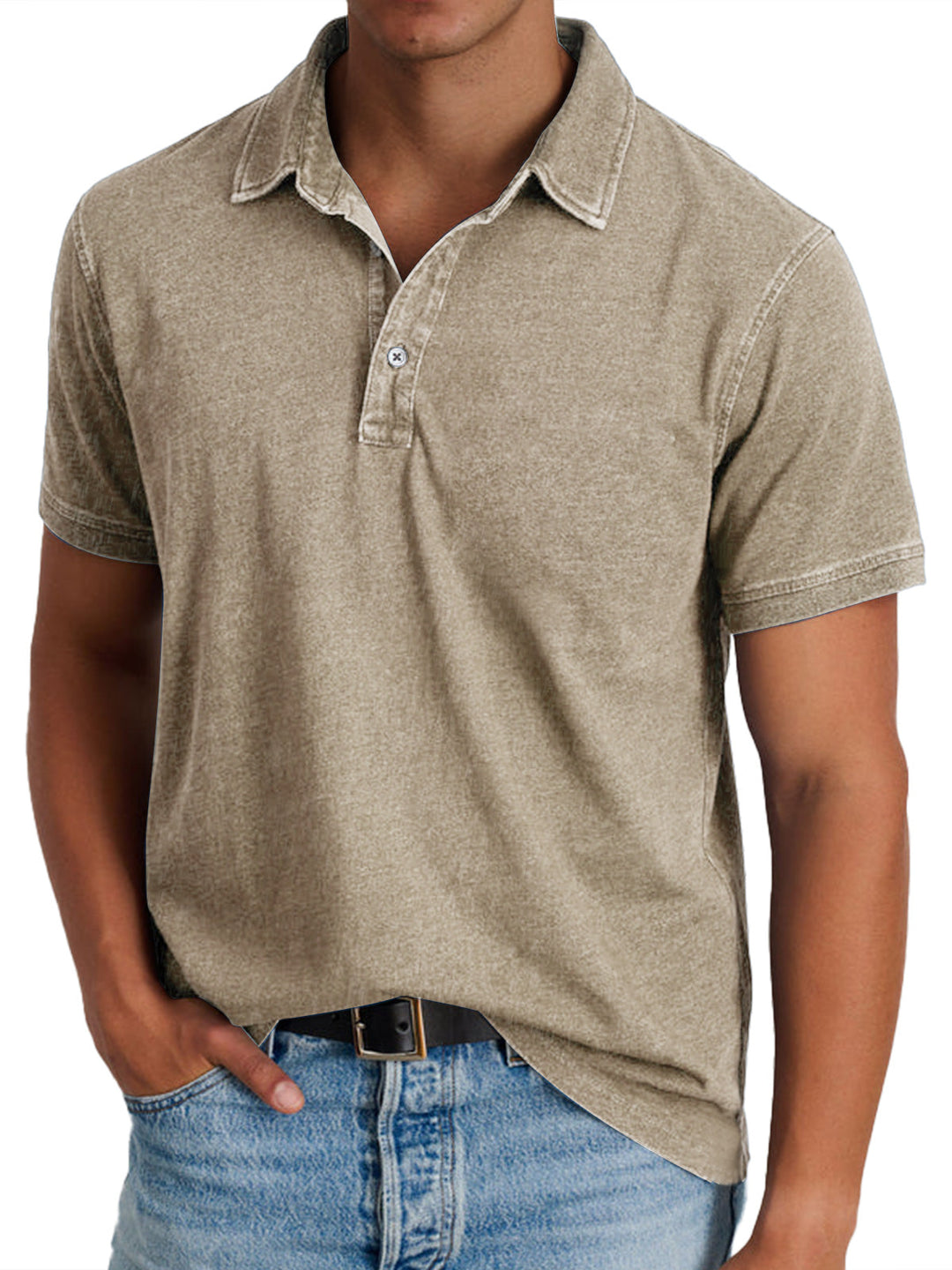 Polo con cuello para hombre