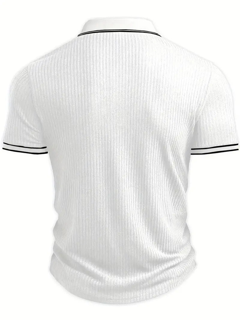 Polo elegante de manga corta