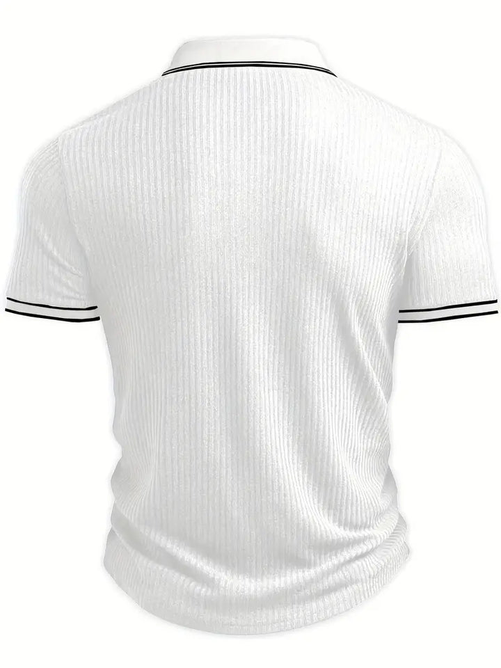 Polo elegante de manga corta