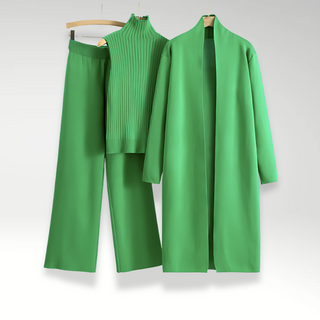 Varel | Completo tre pezzi in maglia Luxe