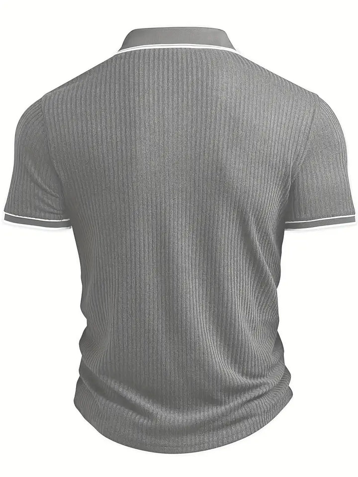 Polo elegante de manga corta