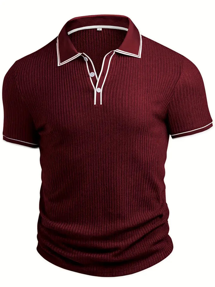 Polo elegante de manga corta