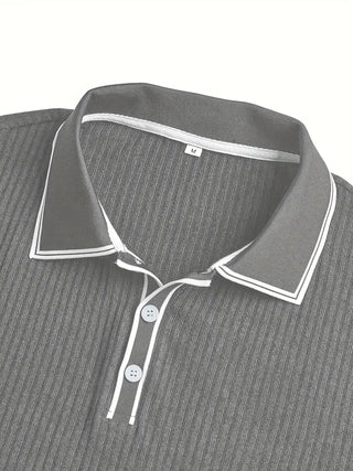 Polo elegante de manga corta
