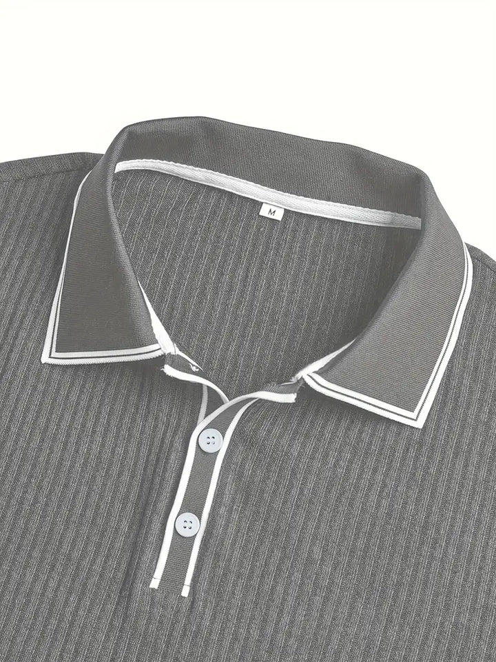 Polo elegante de manga corta