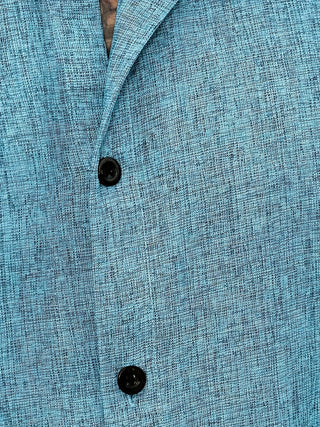 Camisa ligera de manga corta de mezcla de lino