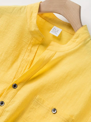 Camisa elegante de manga corta