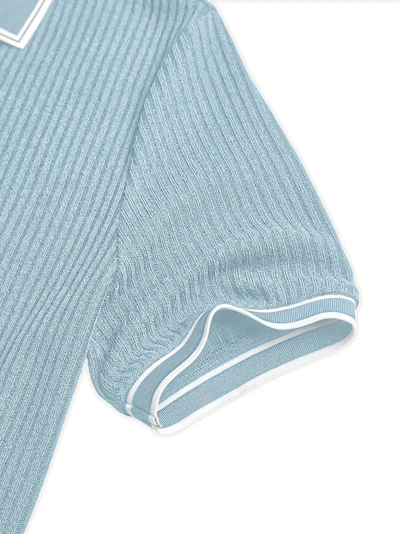 Polo elegante de manga corta