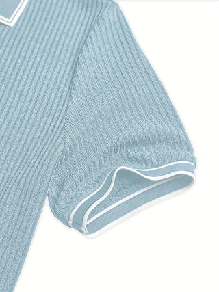Polo elegante de manga corta