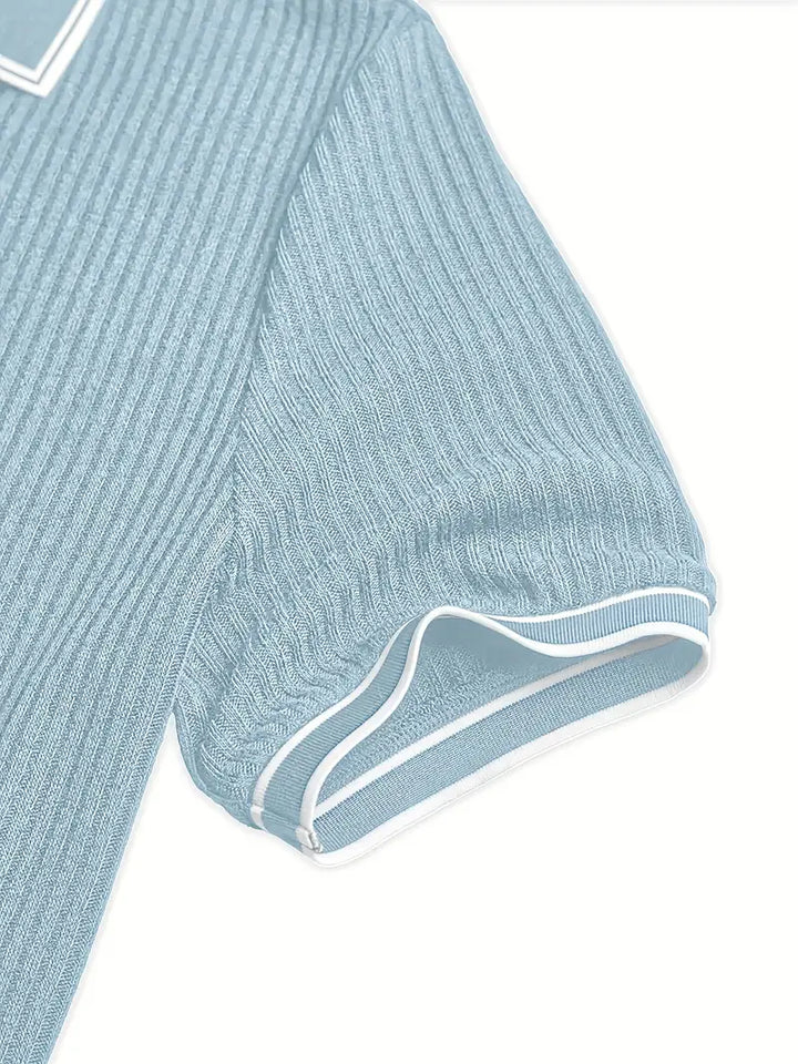 Polo elegante de manga corta