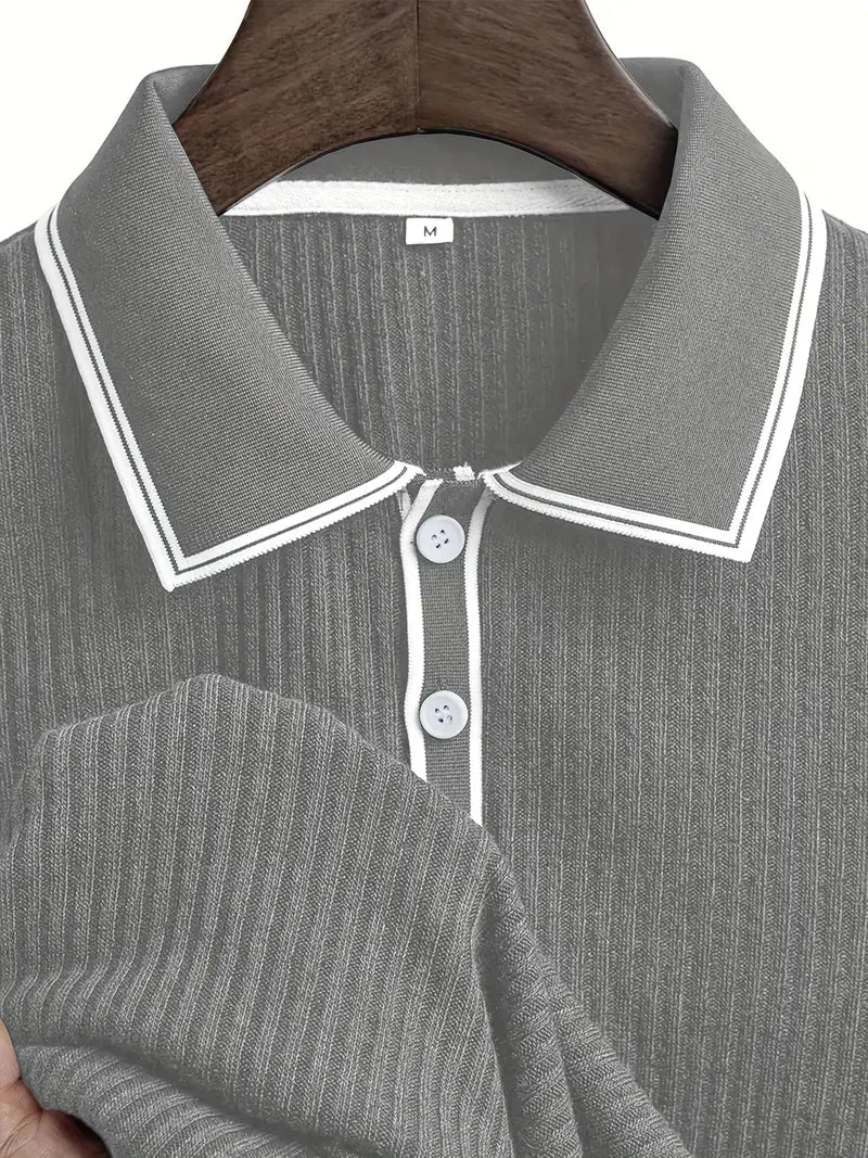 Polo elegante de manga corta