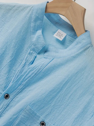 Camisa elegante de manga corta