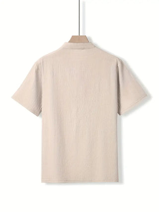 Camisa elegante de manga corta