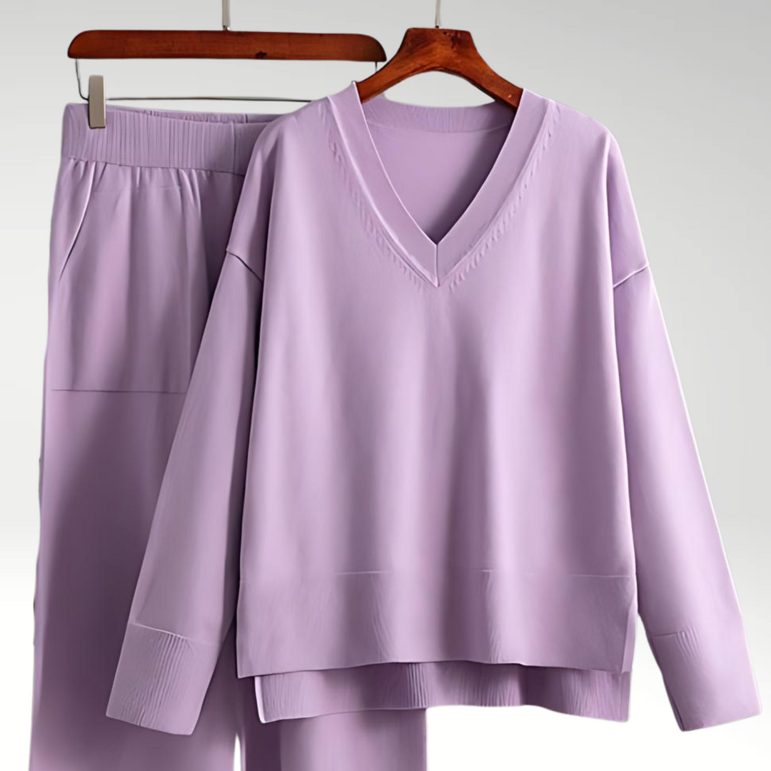 Varel | Set Due Pezzi Luxe con Scollatura a V