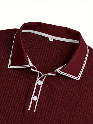 Polo elegante de manga corta