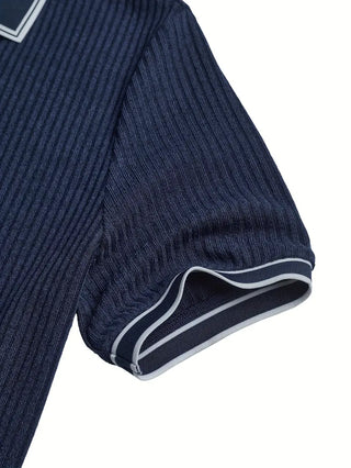 Polo elegante de manga corta