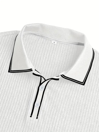 Polo elegante de manga corta