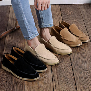 Mocasines de ante